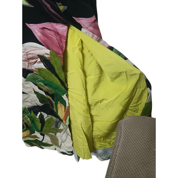 Christian Siriano  Hawaiian Print Tie Strap Dress SZ 10 Retail $1,200 - Picture 14 of 16